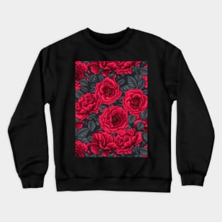 Red cosmos flowers Crewneck Sweatshirt